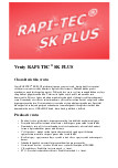 Informační leták RAPI-TEC SK PLUS