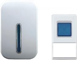 Bezdrátový zvonek, do zásuvky, 100m, bílý